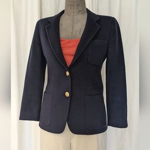 Vintage Collegiate Navy Blazer